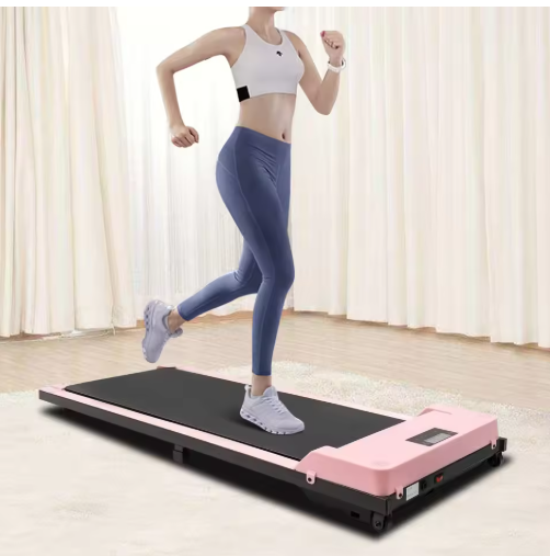Portable Walking Pad Treadmill with handle.
