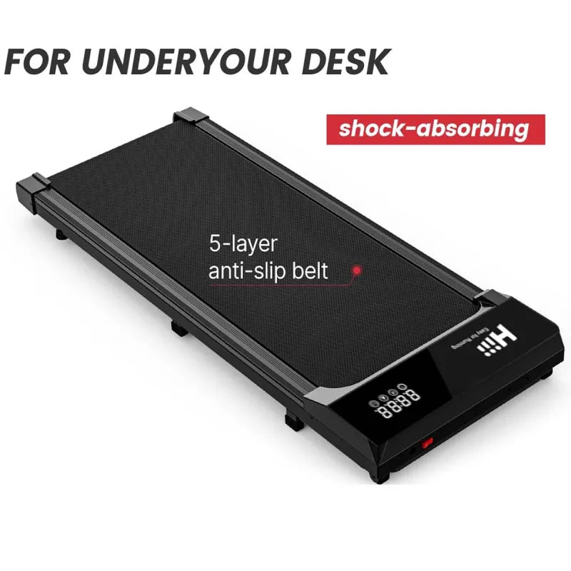 Portable Walking Pad Treadmill with handle.