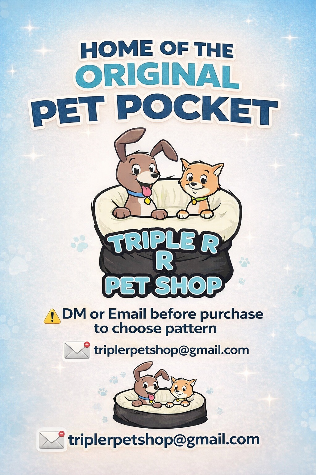 Pet Pocket Cozy Bed for Dogs & Cats